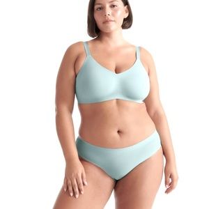 Knix padded wide strap and cheeky bikini set NEW